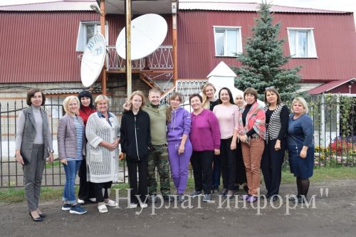 На днях нурлатские журналисты встретили участника СВО, прибывшего в краткосрочный отпуск