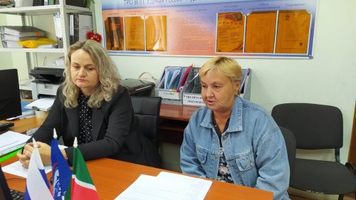Людмила Рыбакова провела для нурлатцев онлайн-прием