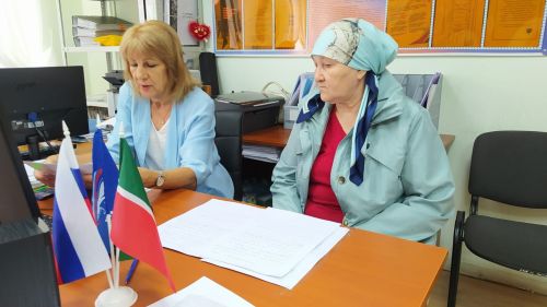 Людмила Рыбакова провела для нурлатцев онлайн-прием