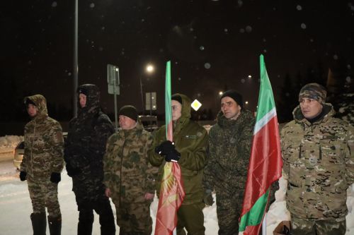 В Нурлате на контрактную службу проводили еще одну группу нурлатцев