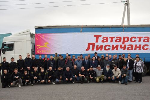 Глава района Дамир Ишкинеев вместе с «Боевым братством» отвез в зону СВО гуманитарный груз
