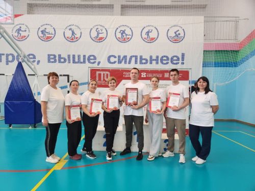 Команда «Отдела культуры» заняла 3 место в фестивале ВФСК ГТО среди трудовых коллективов Нурлатского района