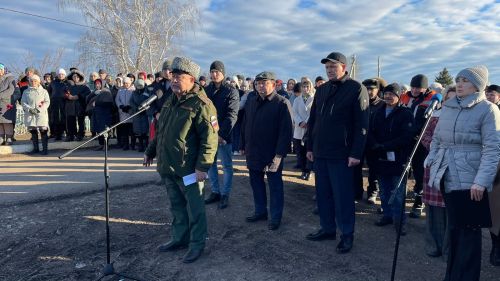 В селе Салдакаево простились с бойцом СВО