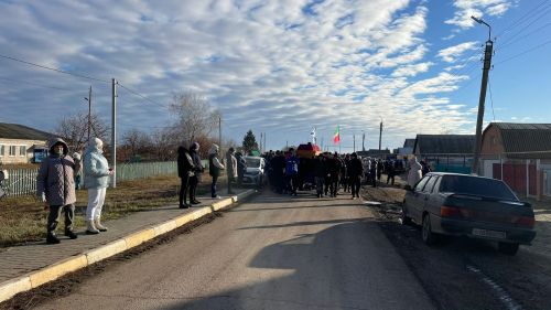 В селе Салдакаево простились с бойцом СВО