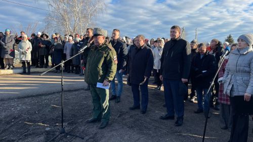 В селе Салдакаево простились с бойцом СВО