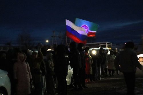 Очередная группа новобранцев из Нурлата отправилась на службу в армию