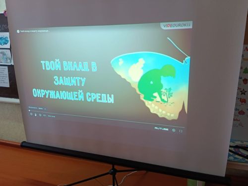 В начальной школе Кар.Горы прошел экологический урок