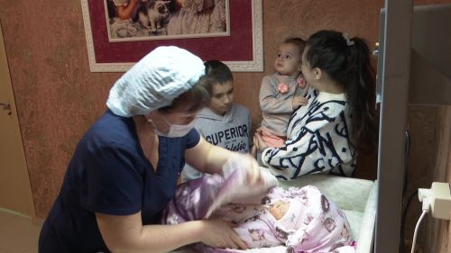 Еще одна семья бойца из Нурлата  стала многодетной