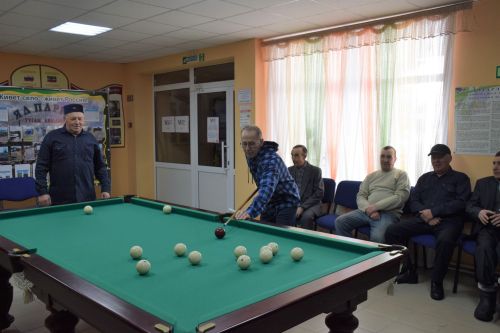 В Степном Озере в преддверии Дня защитника Отечества прошел турнир по бильярду