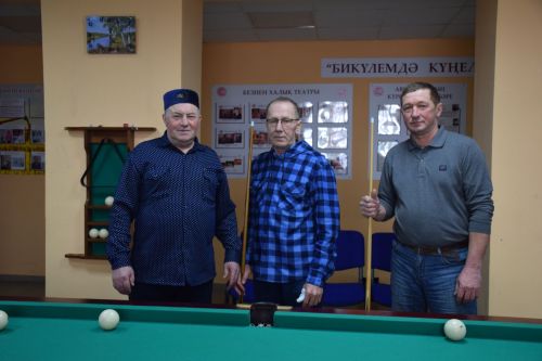 В Степном Озере в преддверии Дня защитника Отечества прошел турнир по бильярду