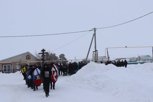 В Нурлатском районе простились с погибшим участником СВО