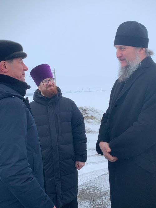 Сегодня в Нурлат прибыл епископ Чистопольский и Нижнекамский Пахомий с архиепастовским визитом для службы в Храме Пророка Божия Илии