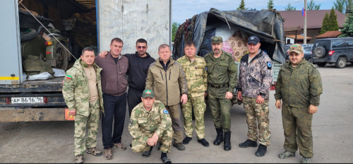 Дамир Ишкинеев вернулся из зоны СВО, куда ездил с гуманитарным грузом