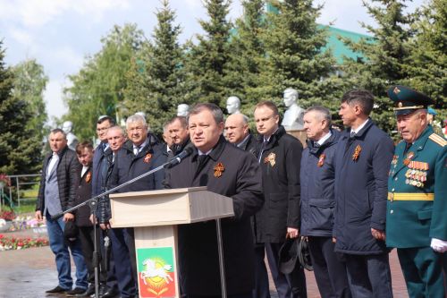 В Нурлате торжественно встретили День Победы