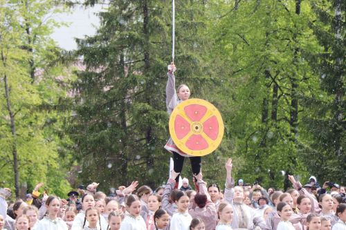 В Нурлате торжественно встретили День Победы