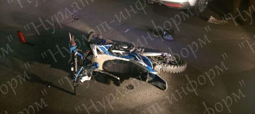 В Нурлате произошло ДТП с участием несовершеннолетнего мотоциклиста
