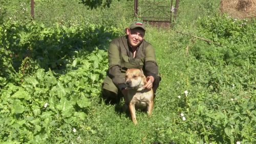 «Мачо» из Нижнего Нурлата привез из зоны СВО своего четвероногого друга