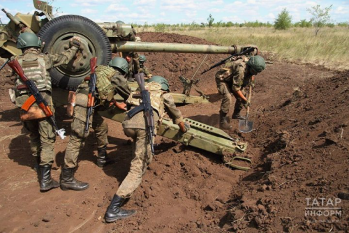 Бойцы-контрактники именного татарстанского батальона «Батыр» проходят слаживание в Самарской области