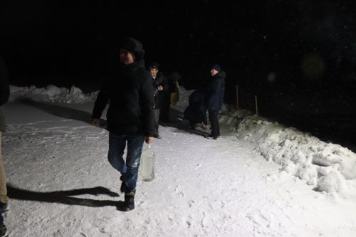 В Нурлатском районе верующие совершили омовение в ледяной купели