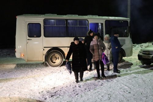 В Нурлатском районе верующие совершили омовение в ледяной купели