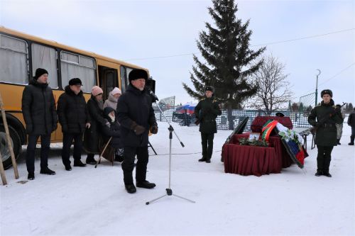 Нижненурлатцы проводили в последний путь еще одного земляка - участника СВО