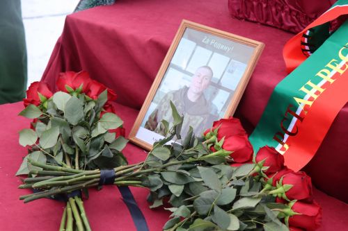 Нижненурлатцы проводили в последний путь еще одного земляка - участника СВО