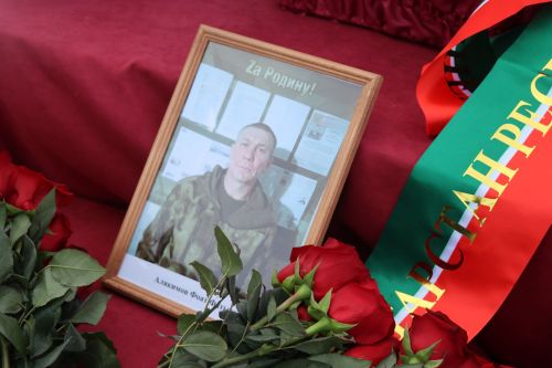 Нижненурлатцы проводили в последний путь еще одного земляка - участника СВО