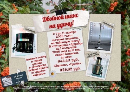 Завершилась призовая декада на газету «Дуслык» («Дружба», «Туслах»): стали известны имена победителей!