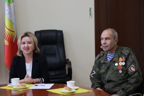 Айдар Метшин в Нурлате встретился с участниками специальной военной операции