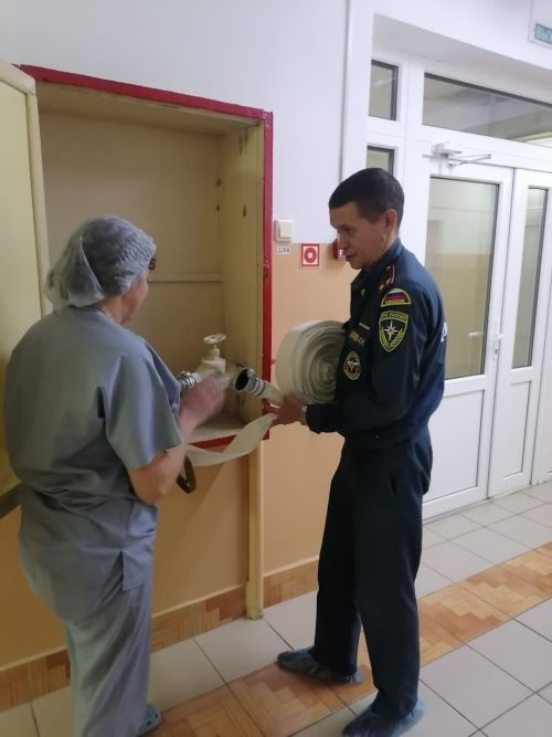 В Нурлатской ЦРБ усилены меры пожарной безопасности