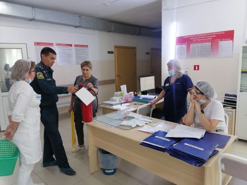 В Нурлатской ЦРБ усилены меры пожарной безопасности