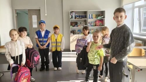 В Мамыковской школе прошел урок по дорожной безопасности