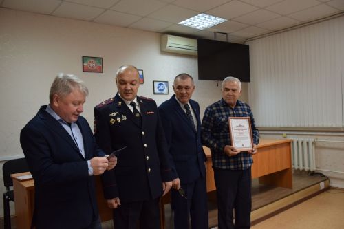 В Нурлатском отделении Госавтоинспекции чествовали ветеранов службы