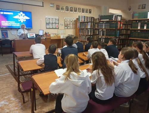 Нурлатские гимназисты узнали о службе в полиции