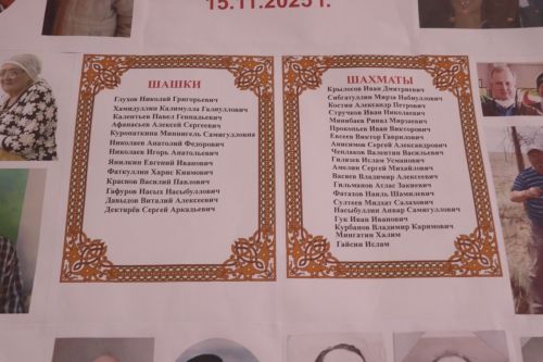 В Нурлате проходит первый турнир памяти шахматистов и шашистов