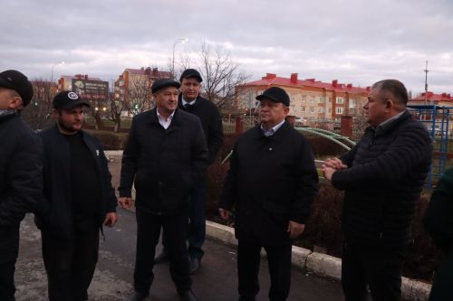 Дамир Ишкинеев рабочее совещание провел на объекте капремонта