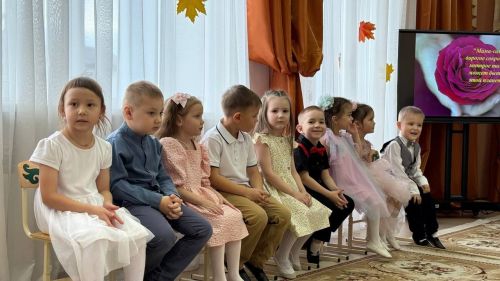 В детском саду «Солнышко» прошел утренник ко Дню матери