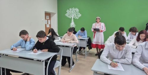 В Нурлатском районе написали диктант на чувашском языке