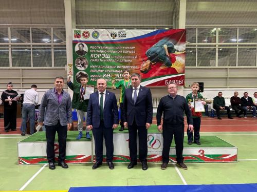 Успехи юных борцов на Республиканском турнире по корэш