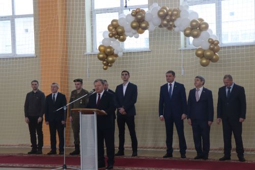 В Нурлате торжественно открыли спортзал городской школы №8 (+фоторепортаж)