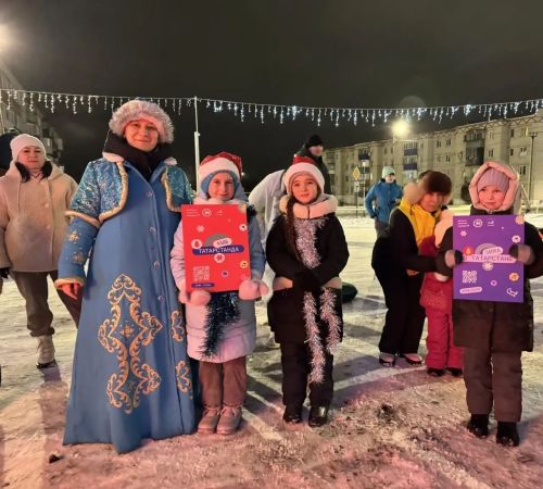 В микрорайоне Сахароваров зажгли главный символ праздника