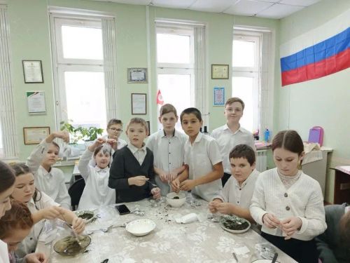 Нурлатский школьник Расул Замалеев провёл для одноклассников экскурсию в волонтёрский штаб