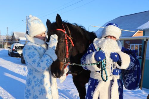 Семья Сатдаровых: Пусть год Лошади принесет мир и благополучие!