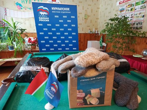 Нурлатские единороссы присоединились к акции «Тепло для Героя»