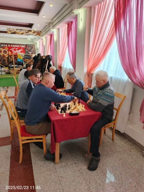 В Нурлате прошли шахматные и шашечные турниры ко Дню защитника Отечества
