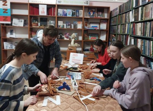 Мастер-класс в Егоркинской библиотеке: буква «Z» как символ патриотизма