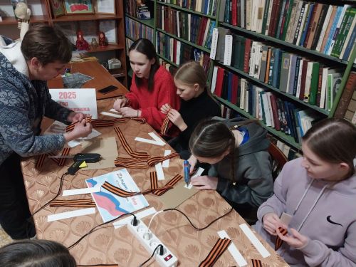 Мастер-класс в Егоркинской библиотеке: буква «Z» как символ патриотизма