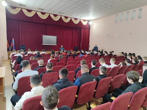 Встреча студентов Нурлатского аграрного техникума с пожарными 73 части