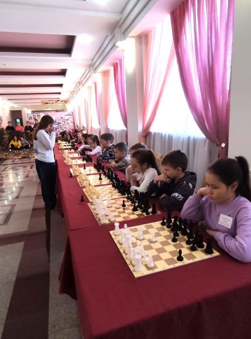 Юные шахматисты Нурлата приняли участие в сеансе одновременной игры