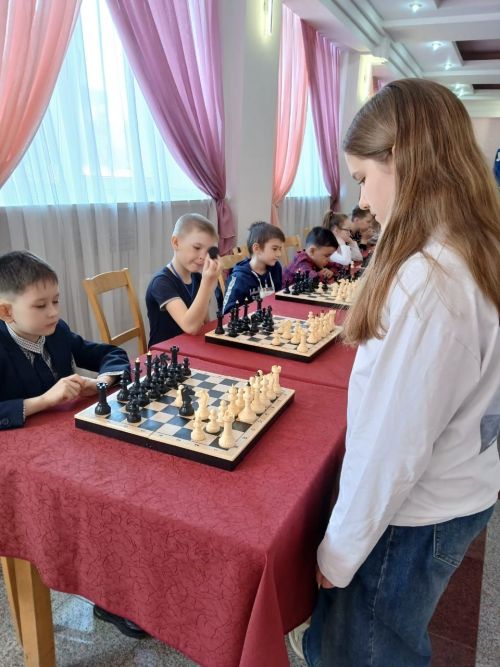 Юные шахматисты Нурлата приняли участие в сеансе одновременной игры